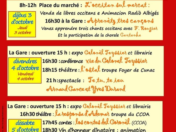 Festival Occitan de Saint Juéry