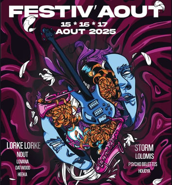 Festiv'août 2025 affiche