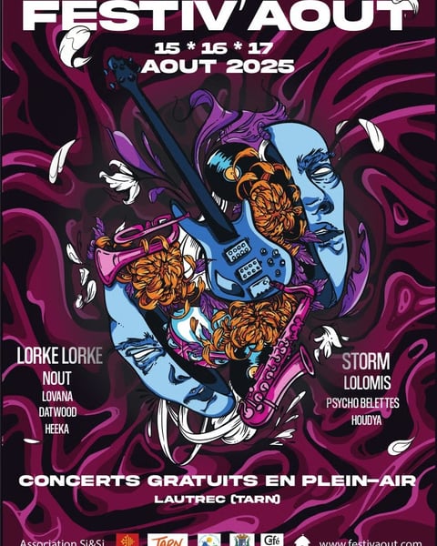 Festiv'août 2025 affiche
