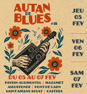 Festival Autan de Blues 2026 affiche
