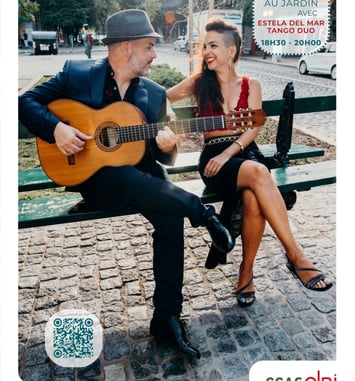 Apéro-concert au Jardin : Estela del Mar - Tango duo