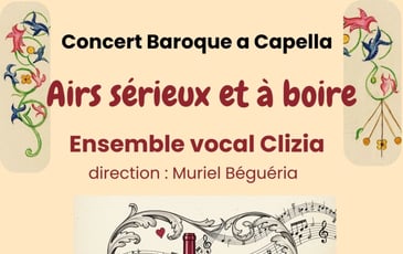 Concert baroque a capella : Airs sérieux et à boire