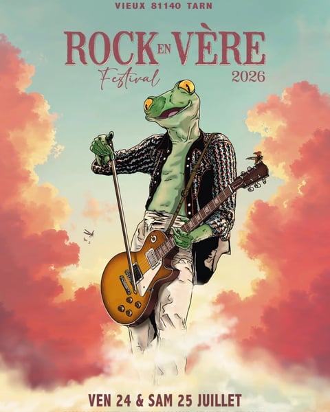 Festival Rock en Vère 2026 affiche