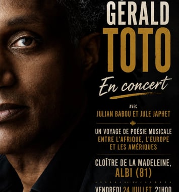 Gérald Toto en concert (avec Julian Babou et Jule Japhet)
