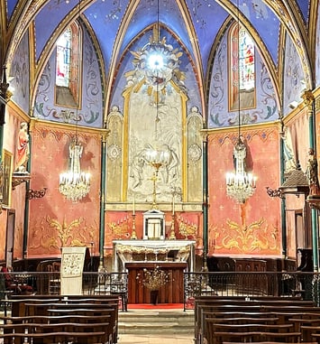 Visite commentée de l'église de Viterbe