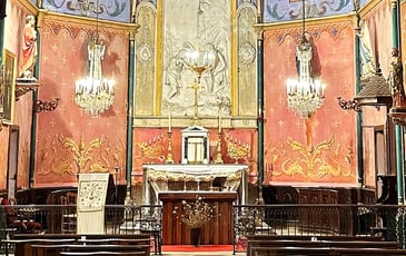 Visite commentée de l'église de Viterbe
