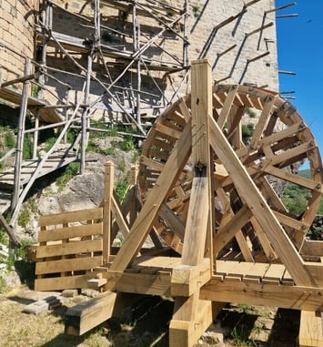 Atelier construction et taille de pierre : L'art de bâtir au Moyen-âge