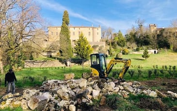 Visite guidée du château et des jardins de Malvignol