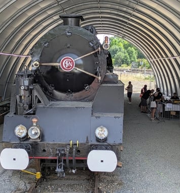 Visite guidée du chantier de restauration de la locomotive à vapeur 241P9