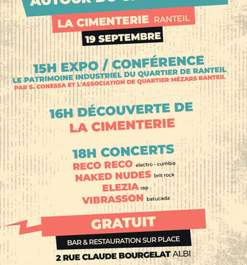 Concerts & découverte du projet de la Cimenterie