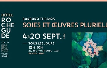 Exposition "Soies et œuvres plurielles" de Barbara Thomas
