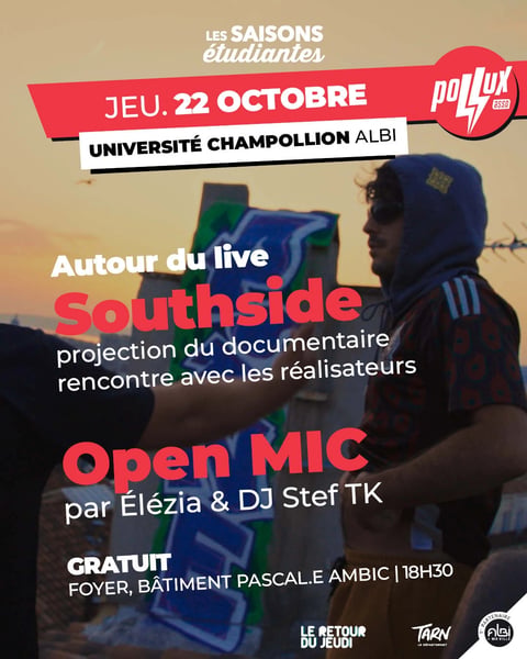 Documentaire Southside, Autour du live
