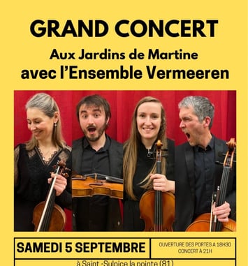 Abba, Coldplay, Mozart, Vivaldi, Queen : Concert de musique classique à la ferme !