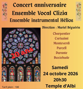 Les 20 ans de l'Ensemble vocal Clizia