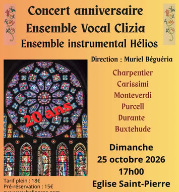 Les 20 ans de l'Ensemble vocal Clizia