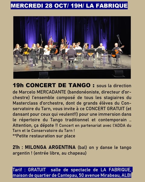 Concert et Milonga